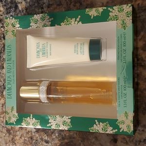 NIB Diamonds and Emeralds Perfume Set